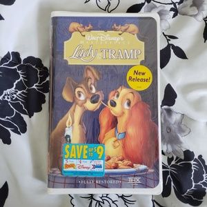 Lady Tramp VHS Movie Disney New